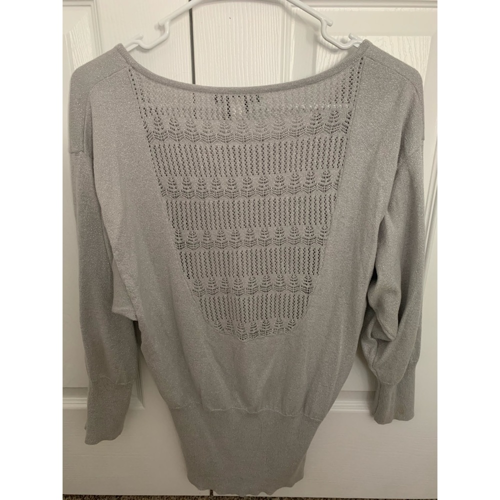 Sweater with subtle shimmer